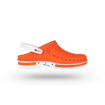 Wock CLOG zoccolo professionale bicolore#colore_05-arancio-bianco